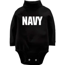 Дитяче боді з довгим рукавом NAVY (ВМС США)