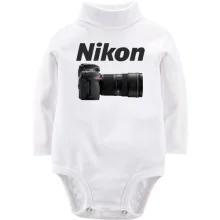 Комбинированный детский лонгслив Nikon Camera Комбинированный детский лонгслив Nikon Camera