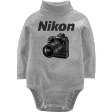 Комбинированный детский лонгслив Nikon D850 Комбинированный детский лонгслив Nikon D850