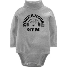 Детское боди с длинным рукавом Powerhouse gym