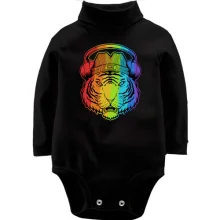 Детское боди с длинным рукавом Rainbow Tiger