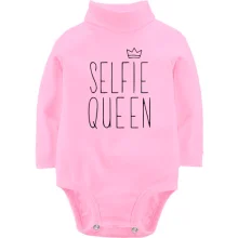 Дитяче боді з довгим рукавом Selfie Queen.