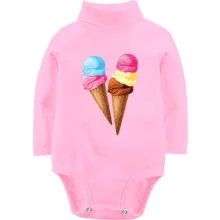 Детское боди с длинным рукавом Sweet Ice Cream