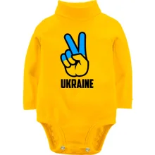 Дитяче боді з довгим рукавом Ukraine peace