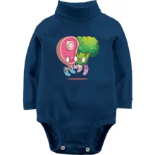 Детское боди с длинным рукавом Vegetables and meat are friends