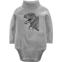 Детское боди с длинным рукавом "Дино с любовью"