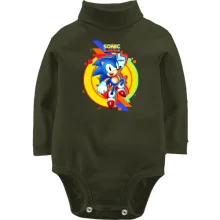 Детское боди с длинным рукавом "SONIC mania"