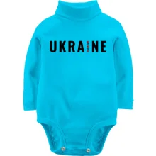 Детское боди с длинным рукавом "Ukraine" с вышиванкой