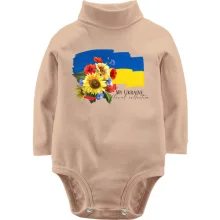 Дитяче боді з довгим рукавом "Українська флора"
