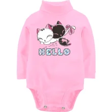 Дитяче боді з довгим рукавом hello cats