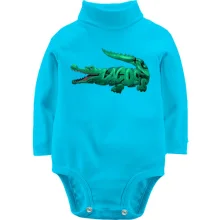 Комбинированный детский лонгслив с крокодилом "Lacoste" Комбинированный детский лонгслив с крокодилом "Lacoste"