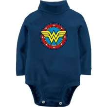Дитяче боді з довгим рукавом з логотипом Wonder Woman