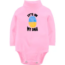 Детское боди с длинным рукавом с принтом "it's in my DNA"