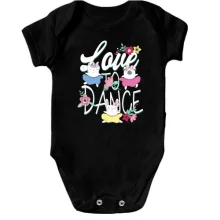 Детское боди Love to Dance