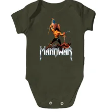 Детское боди Manowar - Warriors of the World