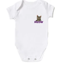 Детское боди Meow (mini)
