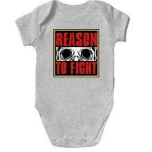 Дитяче боді Reason to fight Череп