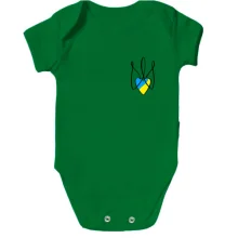 Дитяче боді "Воля" зі стилізованим тризубом