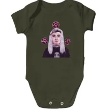 Детское боди с Ghostemane и пентаграммами