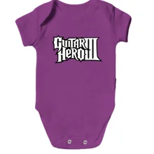 Детское боди с логотипом Guitar Hero 3