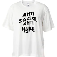 Футболка Oversize Anti Social Anti Hype
