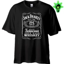 Футболка oversize Jack Daniels (glow)