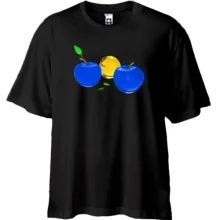 Футболка Oversize Стеклянные ягоды (2)
