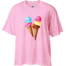 Футболка Oversize Sweet Ice Cream