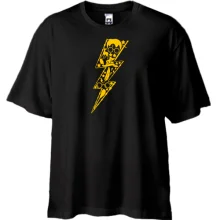 Футболка oversize Harry Potter з блискавкою та артефактами