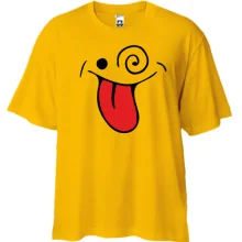 Футболка Oversize безумная улыбка (2)