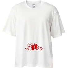Футболка oversize для вагітних Love my Baby