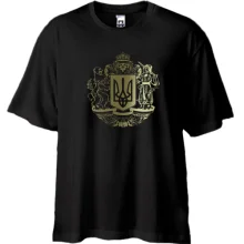 Футболка oversize з великим гербом України