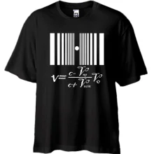 Футболка oversize з ефектом Доплера