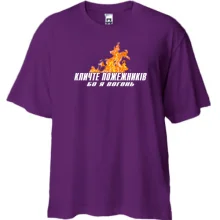 Футболка oversize з написом 