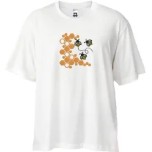 Футболка oversize із сотами та бджолами