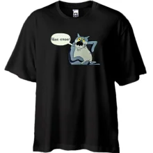 Футболка oversize з вовком "Щас спою" (жив-був пес)