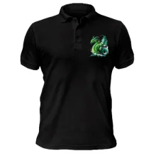 Мужская футболка-поло Green Dragon Art (2)