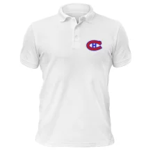 Футболка поло Montreal Canadiens с вышитой эмблемой (Вышивка)