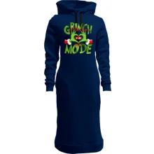 Худи платье Grinch Mode On