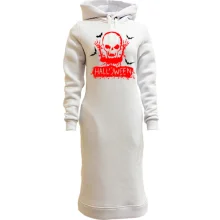 Худи платье Halloween Череп с воронами