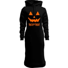Худи платье Halloween Джек-Фонарь