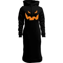 Худи платье Halloween smile