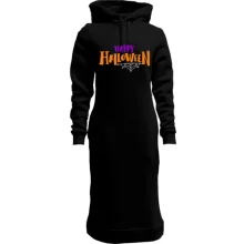 Худи платье Happy Halloween (надпись)