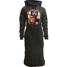 Худи платье Крик с тыквой Halloween