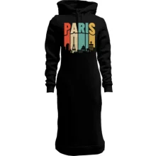 Худи платье Paris Retro