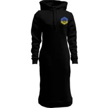 Худи платье Подсолнух Peace Ukraine (Вышивка)
