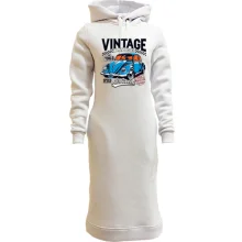 Худи платье Volkswagen Beetle - Vintage Race