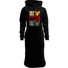 Худи платье с обложкой "Marvel"