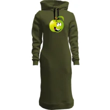 Худи платье с улыбающимся яблоком
