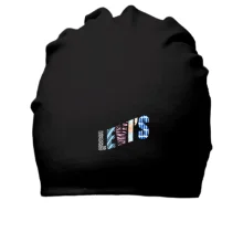 Бавовняна шапка з розмальованим логотипом Levis